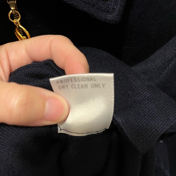 St John Sport Marie Gray full zip cardigan black sz large‎ - Picture 7 of 9